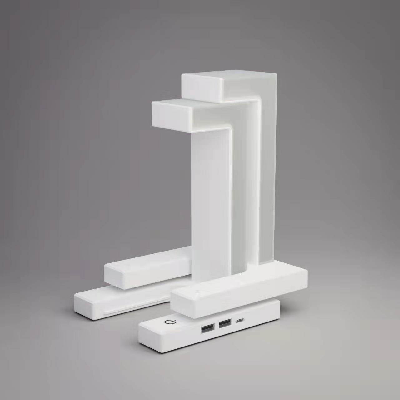 Lampe de Table Suspension Magnétique avec Chargeur Sans Fil - Design Flottant