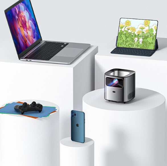 Mini Projecteur HD 1080p Portable avec WiFi 5G - Cinéma Maison