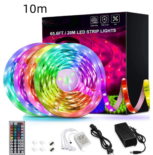 Bandes LED RGB 5M Intelligentes - 16 Millions de Couleurs avec Contrôle App et Sync Musique